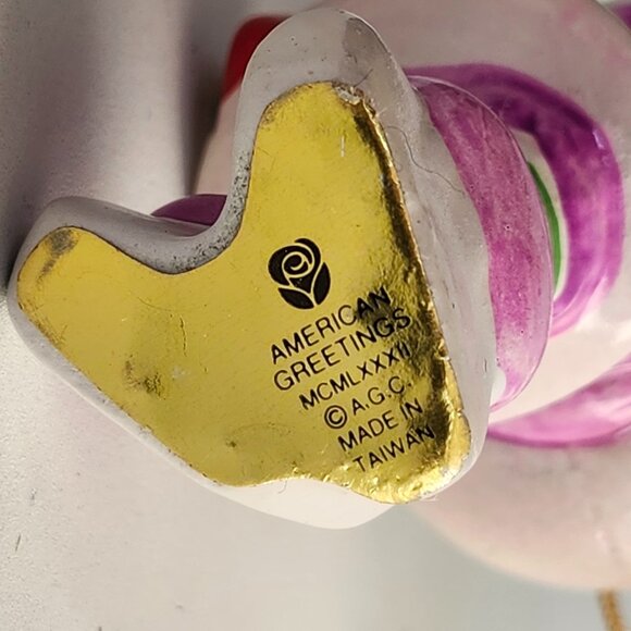 Vintage American Greetings Corp. Raspberry Tart Christmas Ornament 1980s - Picture 2 of 5